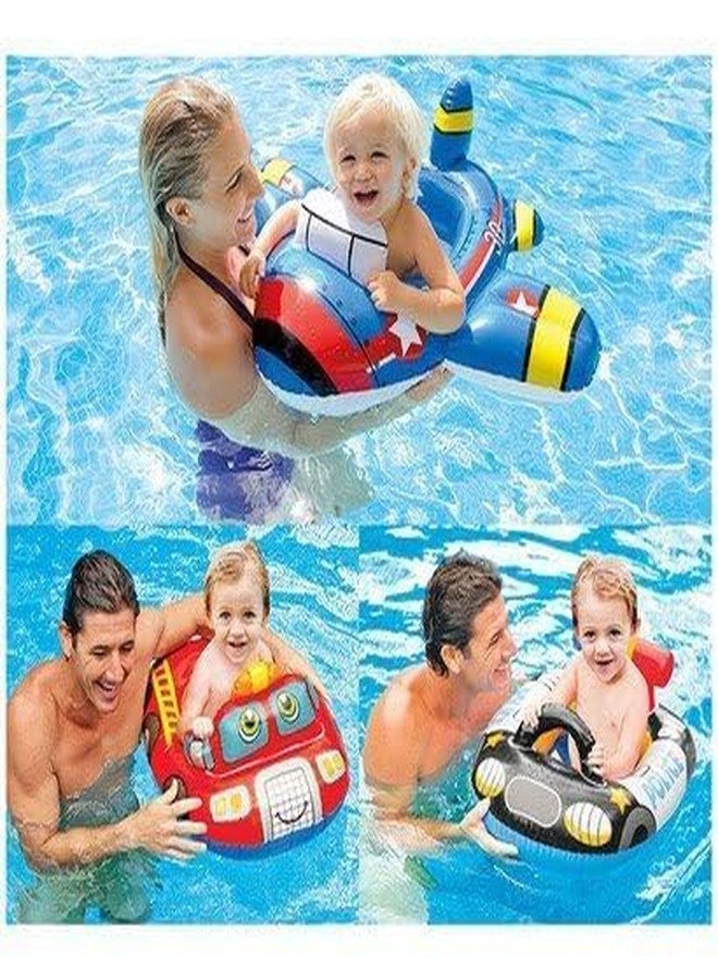DS ENTERPRISE Swimming Ring Tube, Water Fun, Pool Toy for Kids, Safety Raft Water Pool Floats Inflatable Boat for Baby Pool Party Fun & Baby Learning Swim, Enjoyment Swimming (Boat Car) - Image 5